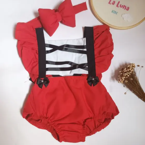 Romper Bebê Menina Chapéuzinho Vermelho