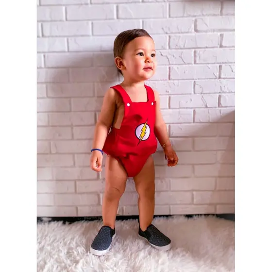 Romper Bebê Menino Flash
