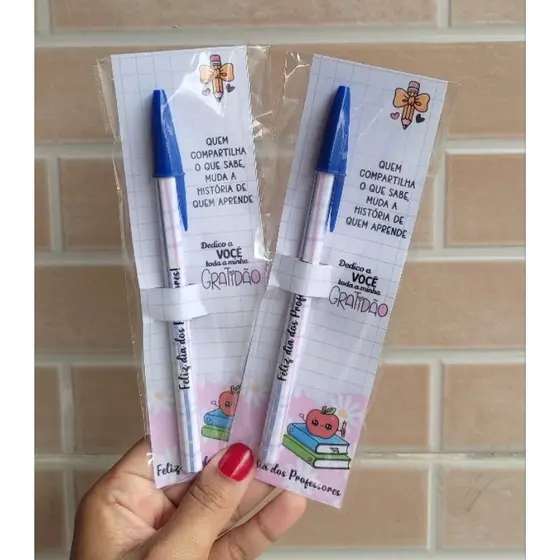 Caneta Dia Dos Professores | Mimo dia dos Professores | Lembrança Simples Dia Dos Professores