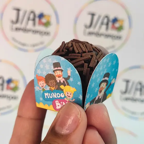 Forminha De Brigadeiro Mundo Bita Azul, Menino