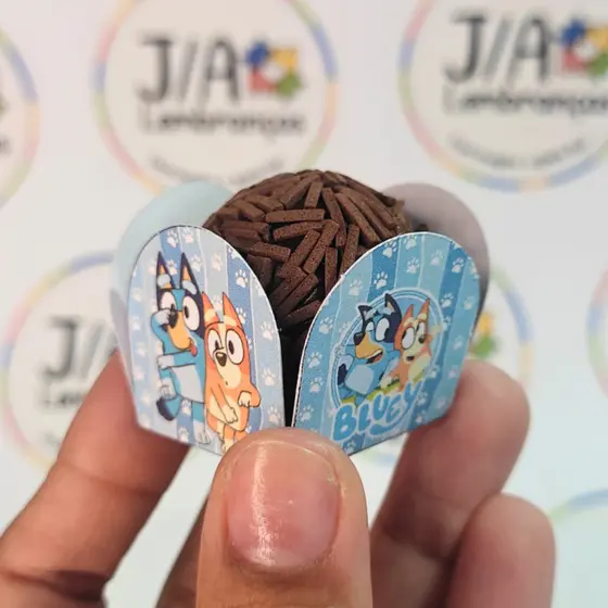 Forminha De Brigadeiro Blue Azul, Menino