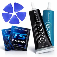 Cola Para Tela Frontal de Celular Display Tablet Notebook IB7000/IT7000 Preta Transparente Implastec