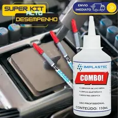 Pasta Térmica Prata GD900 com Limpador Multiuso para Processador, Notebook, CPU, Xbox, PS3, PS4