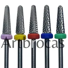 Broca de tungstenio conica cone para unhas de gel alongamento cuticula curvatura nivelamento limpeza