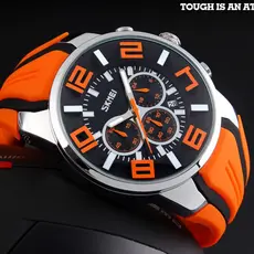 Relógios Homens Marca De Luxo Skmei Cronógrafo Esportes Homens Relógios À Prova D 'Água Masculino Relógio De Quartzo Relógio Dos Homens Reloj Hombre (Sem Caixa)