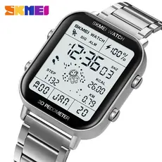 SKMEI 1888 Relógio De Moda Masculino Eletrônico Esportivo À Prova D'água Reloj Digital LED Pulso De Negócios