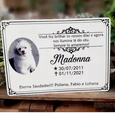 Placa Para Homenagem Inauguração Jazigo Lápide Túmulo Vale Do Paraíba SP 20x28cm