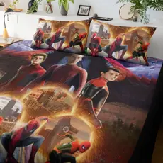 Jogo de Lençol Homem Aranha Presente Personalizado Fãs da Marvel