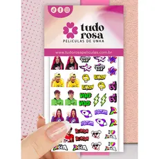 40 peliculas de unha OS ROSAS ELEMENTOS NOVOS emilly ketlen void leozinho