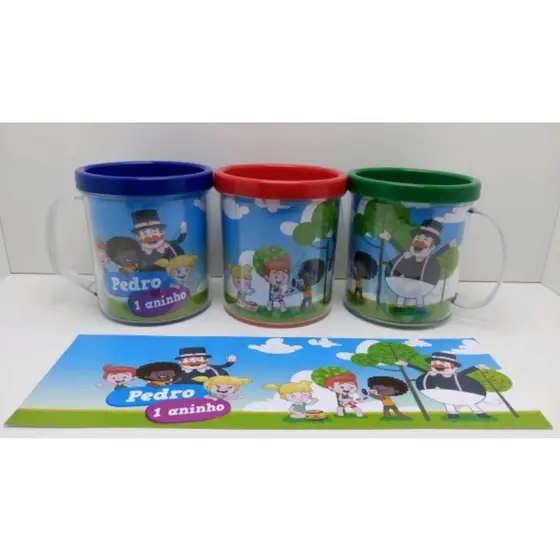Rótulos para caneca acrílica de 380 ml (todos os temas)