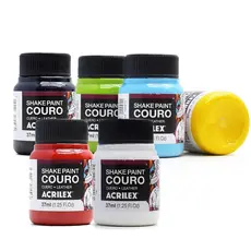 Tinta Para Couro Shake Paint Fosca Acrilex - Escolha a Cor - 1 Unidade