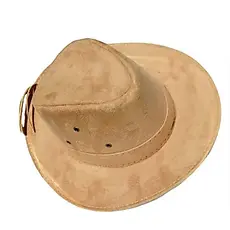 Chapéu de Rodeio  Country Cowboy Vaquejada  Unissex Camurça