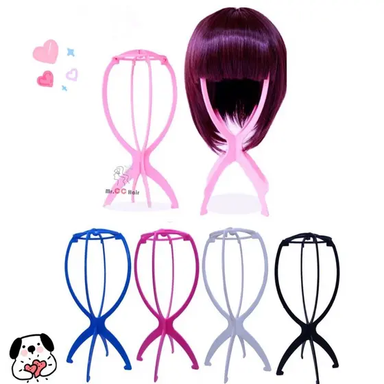 kit 5 Suporte Dobrável plástico Para Descansar Peruca wigs Guardar e Secar Lace Chapéu expositor