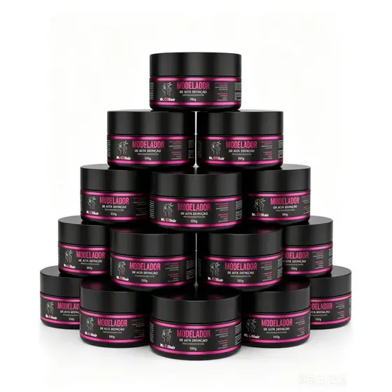 KIT 15 unidades - Pasta Modeladora para Tranças e Penteado MRCC 150G Para Acabamentos
