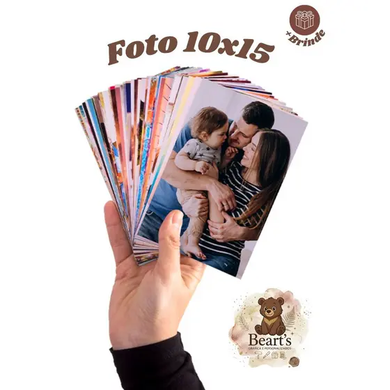 Kit Fotos 10x15 - Papel Fotográfico Impressão Premium - Revelação de fotos