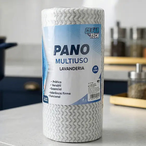 Rolo de Pano Ultra Absorvente Multiuso Toalha De Microfibra De Cozinha De Limpeza Doméstica