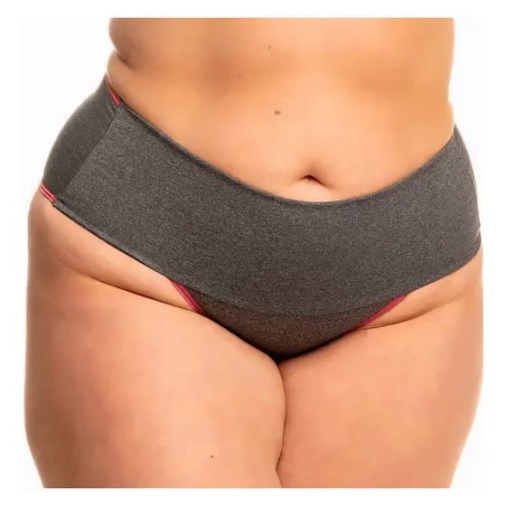 Kit 2 Calcinha Plus Size Cós Alto Modeladora Redutora Reduz Diminui Barriga Pós Parto