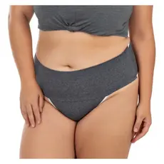 Kit 4 Calcinha Plus Size Cós Alto Modeladora Redutora Reduz Diminui Barriga Pós Parto