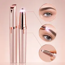 Depilador Facial Feminino Elétrico Aparador de Sobrancelhas Removedor de Pelos Sem Dor USB