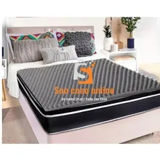 Colchonete Casal D33 Caixa de Ovo 138x188x4
