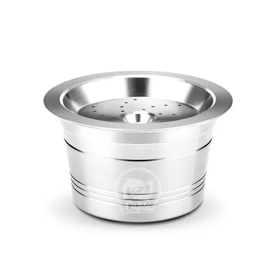 Cápsula Recarregável Três Corações em Aço Inox Icáfilas Original.Já no Brasil!!
