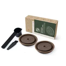 02 Tampas de Silicone Vertuo Cápsula Café Reutilizável Vertuolino Nespresso