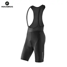 ROCKBROS Bib Curto Respirável Calções De Ciclismo Confortável 3D Acolchoado Jersey Para Homens
