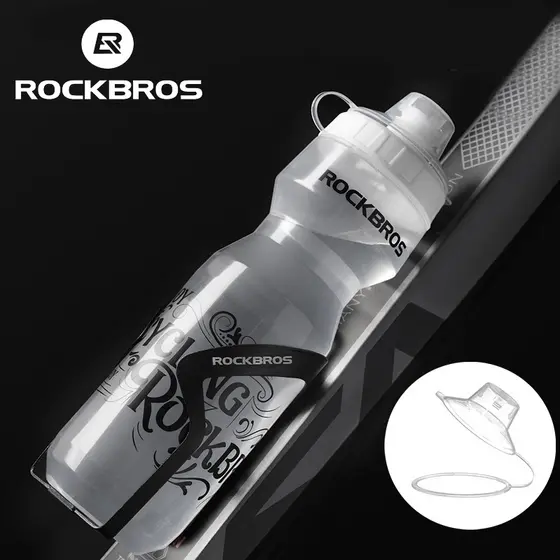 ROCKBROS Bicicleta Garrafa De Montanha Bebida De Água Para Esportes Ao Ar Livre Plástico Portátil De Grande Capacidade De Ciclismo