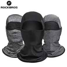 ROCKBROS Máscara Facial De Motocicleta Respirável Em Seda Fria Proteção UV Esportiva Para Caminhadas Ao Ar Livre