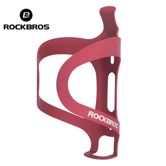 ROCKBROS Suporte Para Garrafa De Bicicleta De Alumínio Liga Estrada Fosca Água Gaiola Equipamento De Ciclismo Acessórios