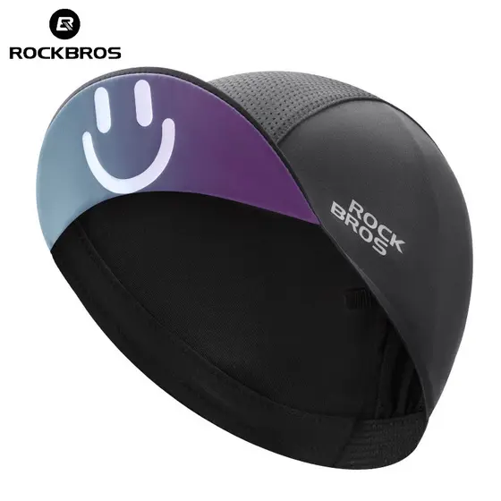 Chapéu De Ciclismo Rockbros Anti-UV Cool Ice Silk Quick Drying Capa De Corrida Respirável Para Homens Mulheres Esportes Ao Ar Livre