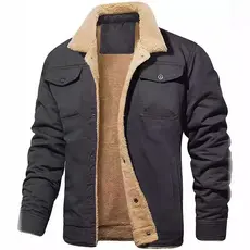 Jaqueta De Masculina De Toque Macio E Quente Ideal Para O Invernos Extremos