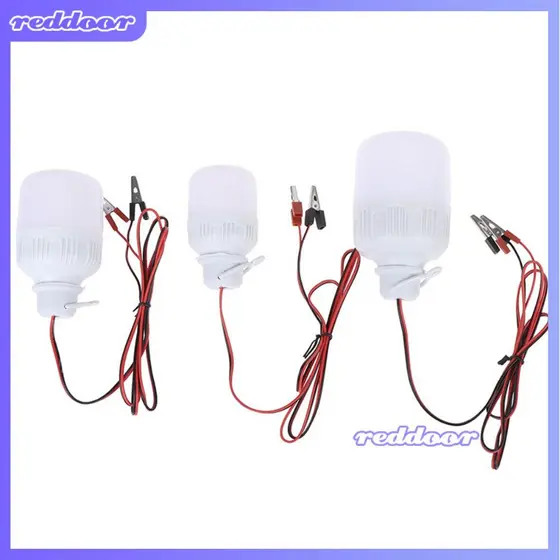 Luz de bateria de mercado noturno 5w 9w 15w 20w 30w 40w Luz noturna Grampo Lâmpada Led Bombillas Chip Portátil para iluminação externa Lâmpada de ponto de mercado noturno 12v Lâmpada Led reddoor