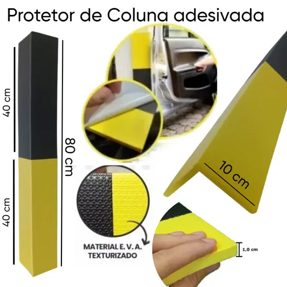 CANTONEIRAS / PROTETORES DE COLUNA /AUTO COLANTE/ GARAGEM ESTACIONAMENTO EM EVA