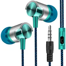 Fone De Ouvido Intra-Auricular Com Fio 3.5mm Potente Heavy Bass