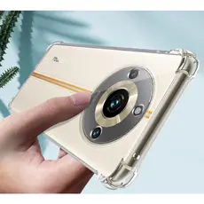 Realme 11 1 11X Pro Plus 4G 5G Caixa Transparente De Silicone À Prova De Choque Traseira De Proteção Da Câmera