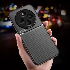 Capa Lisa De Couro De Luxo Para Xiaomi Redmi 14C POCO C75 4G Redmi14C 14 C À Prova De Choque Ímã Embutido Anti Impressão