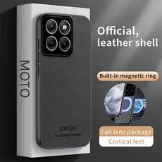 Capa De Couro Para Motorola Edge 70 Pro Fusion Max 5G Ímã Embutido Anti Impressão Digital À Prova De Choque Macia