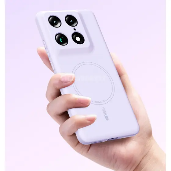 Capa Magnética Motorola X70 Air Pro Signature 5G De Silicone Líquido De Luxo Com De Proteção Flocada Integrada