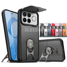 Xiaomi POCO F8 Ultra Pro F6 5G POCOF8Ultra POCOF8Pro Caso Armadura À Prova De Choque Slide Caixa Magnética Suporte De An