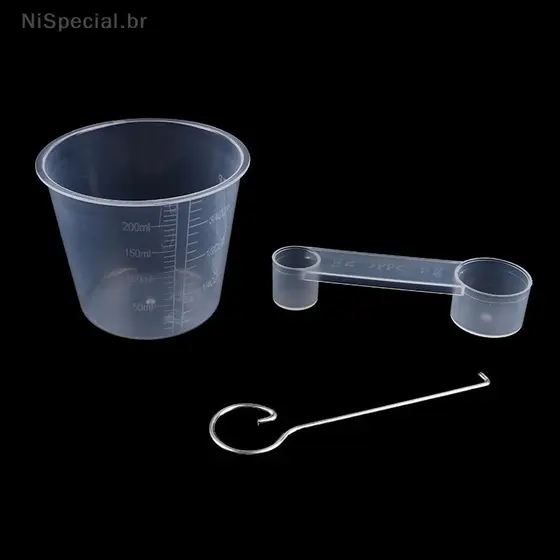 [Nis] 1 Conjunto De Peças Para Máquina De Fazer Pão 200ML Copo Medidor Colher Kit Ferramenta De Remoção Donlim Midea ACA