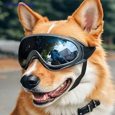 Óculos De Sol Para Cães De Raça Média E Grande , Alças Ajustáveis , Proteção UV Cachorro , Cachorrinho , Passeios Ao Ar
