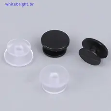 WT 100 Peças Enfeites De Fivelas De Plástico Para Acessórios De Sapatos DIY Botões Leves Transparentes Descobertas [B