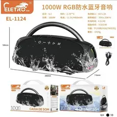 SOM BT PROVA DA AGUA ELETROMEX EL-1124