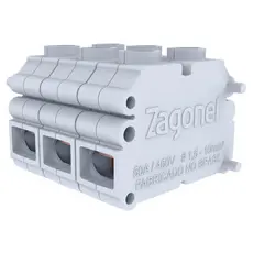Conector Chuveiro Instalação Emenda fios 1,5mm à 10mm triplo