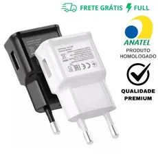 CARREGADOR FONTE ADAPTADOR TURBO PLUG USB 5V 3.1A PRETO OU BRANCO CA10-2
