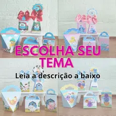 Kit Caixinhas Personalizada Escolha Seu Tema(Leia a Descrição)- Pegue e Monte