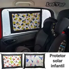 Protetor solar infantil para carro com ventosa