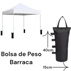 Bolsa saco de peso para barraca