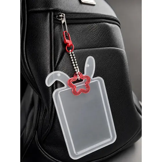 Estrela Foto Chaveiro Kpop Photocard, Porta cracha, fotos, cartão transporte